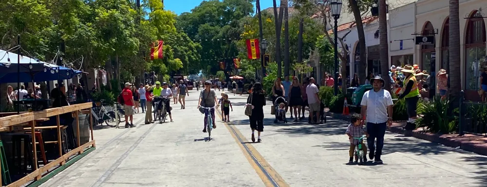 State Street Bikes Pedestrians Aug 2022
