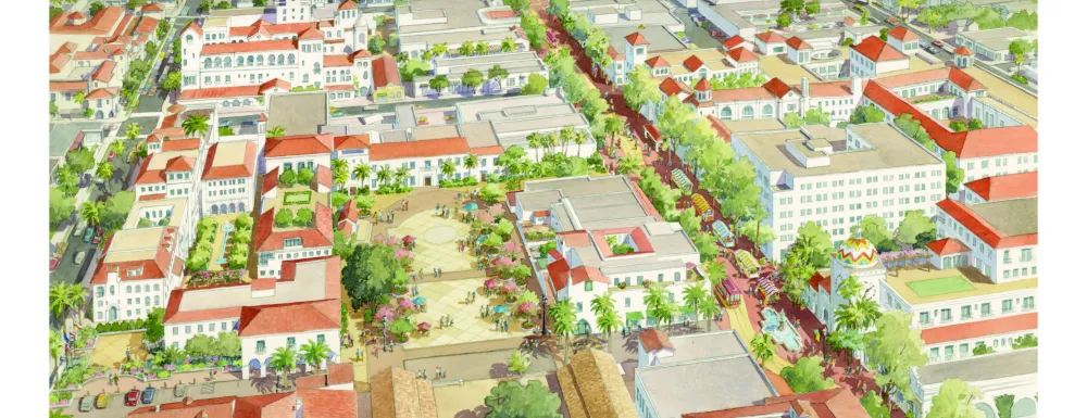Illustrative Drawing of State Street as the City Center